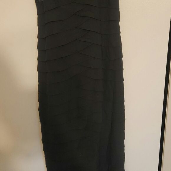 Sherrie Bloom Peter Noviello chetta b Black Flapper dress size 4 - Picture 1 of 7
